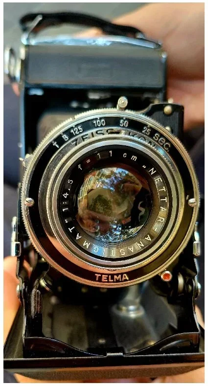 Zeiss Ikon Nettar 515/2 folding camera with Telma Nettar Anastigmat 1:4.5 lens | MarkOWiHu Photographer
